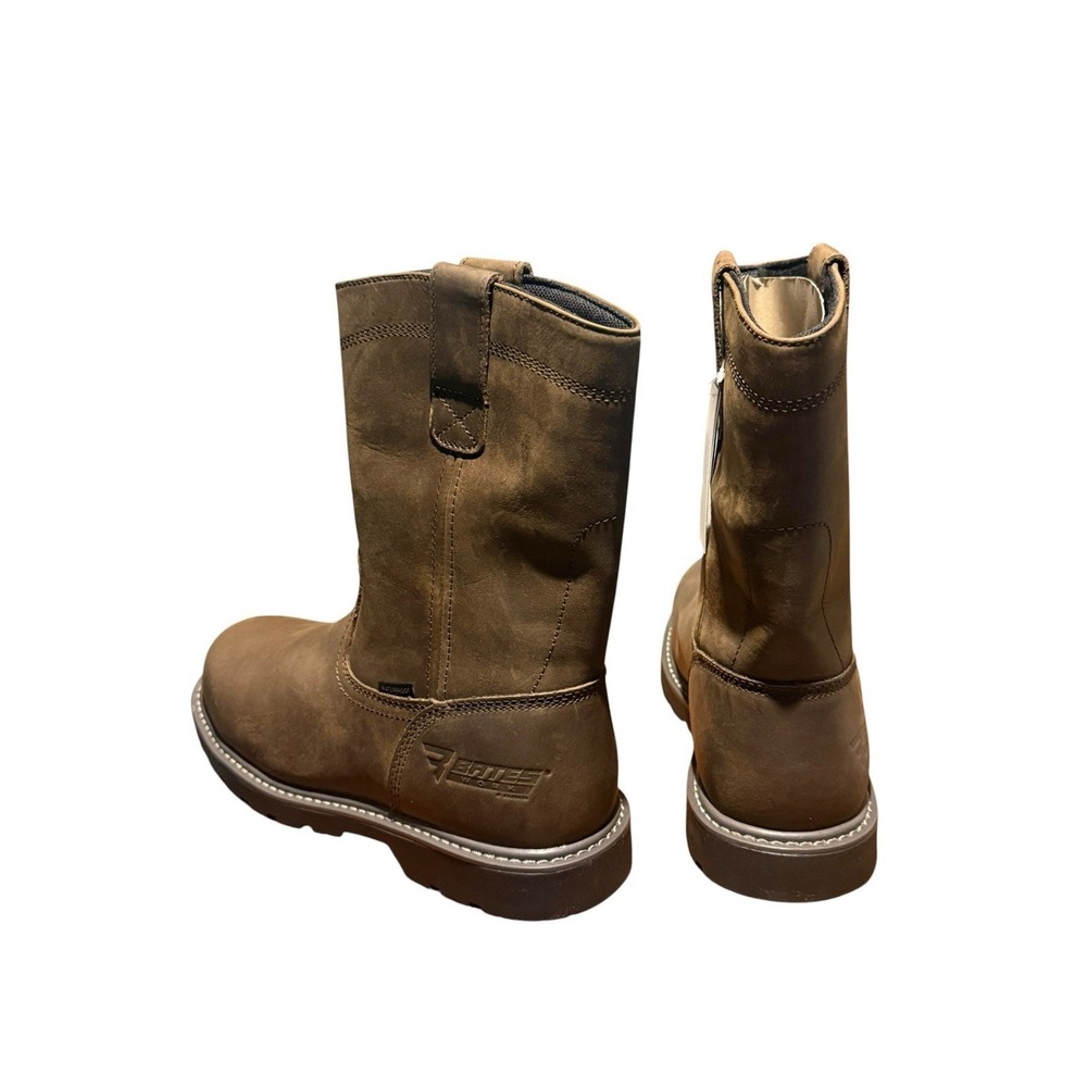 Waterproof Steel Toe Safety Work Boot Bates Wolverine Barnes Brown Leather 9 - Picture 4 of 8